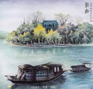 乔领、宁雪君《红船》系列画作翰墨浓情向党献礼 乔领、宁雪君《红船》系列画作翰墨浓情向党献礼